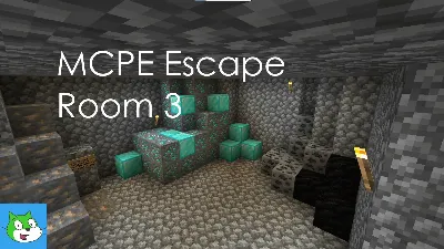 mcpe escape room 3 map thumbnail