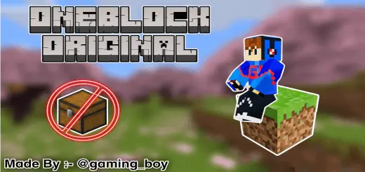 oneblock without chest map thumbnail