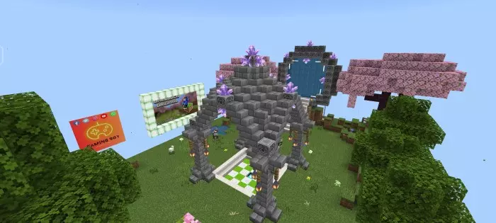 oneblock without chest map screenshot