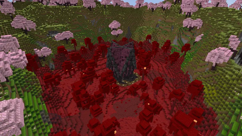 nether biome survival map screenshot