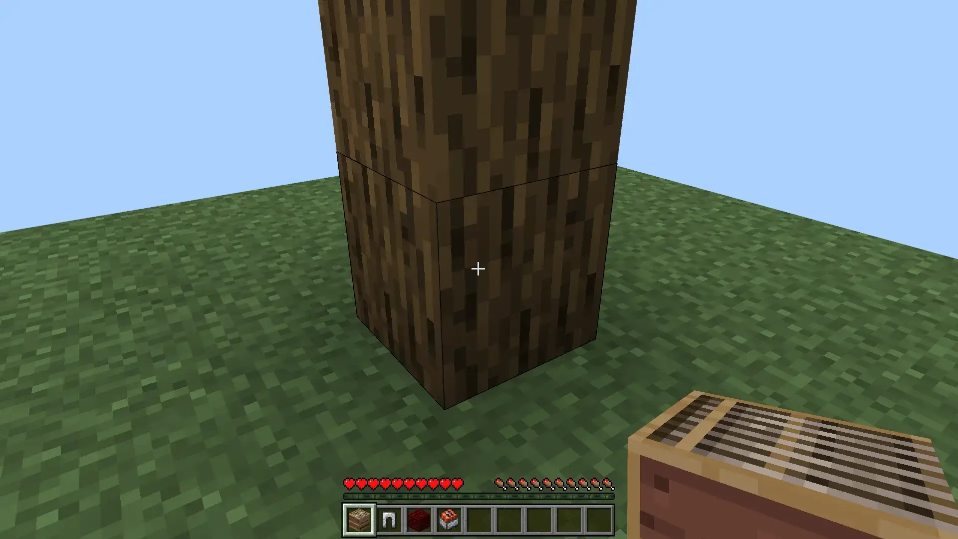 minecraft random item one block map screenshot