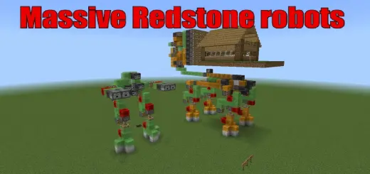 massive working redstone robots map thumbnail