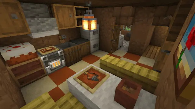 half timbered minecraft house map screenshot