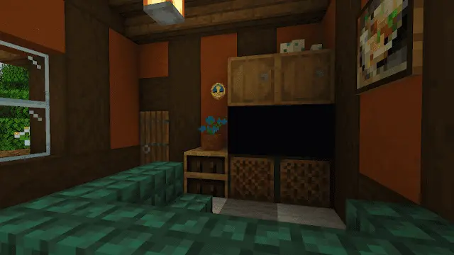 half timbered minecraft house map screenshot