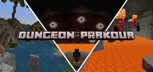 dungeon parkour map thumbnail