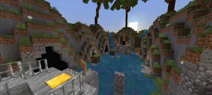 dungeon parkour map screenshot