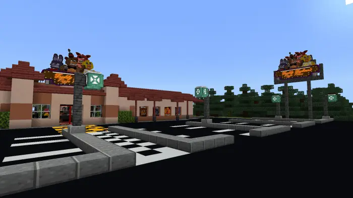freddy fazbears pizza place map screenshot