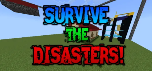 survive the disasters minecraft edition map thumbnail