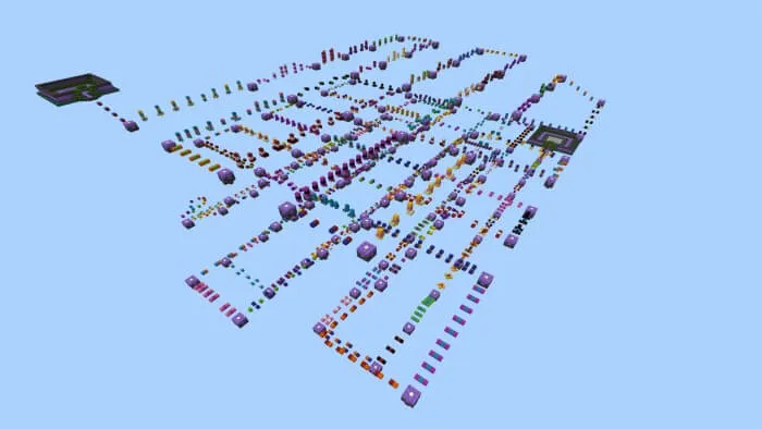 parkour sky obby map screenshot