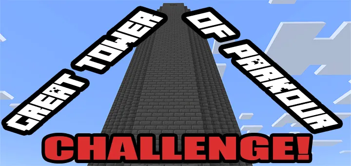 the great tower of parkour challenge map thumbnail