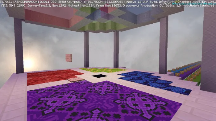 luckyblocks race v2 map screenshot