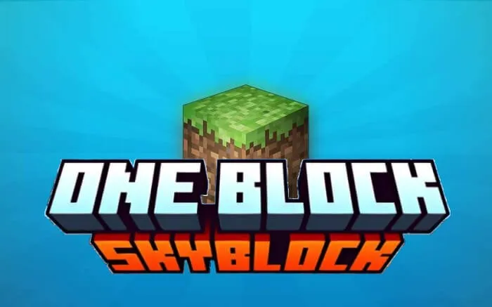 oneblock skyblock map thumbnail