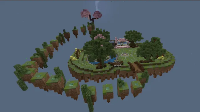 hardcore oneblock for minecraft pe map screenshot