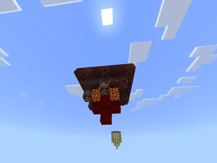 boneblock skyblock map screenshot
