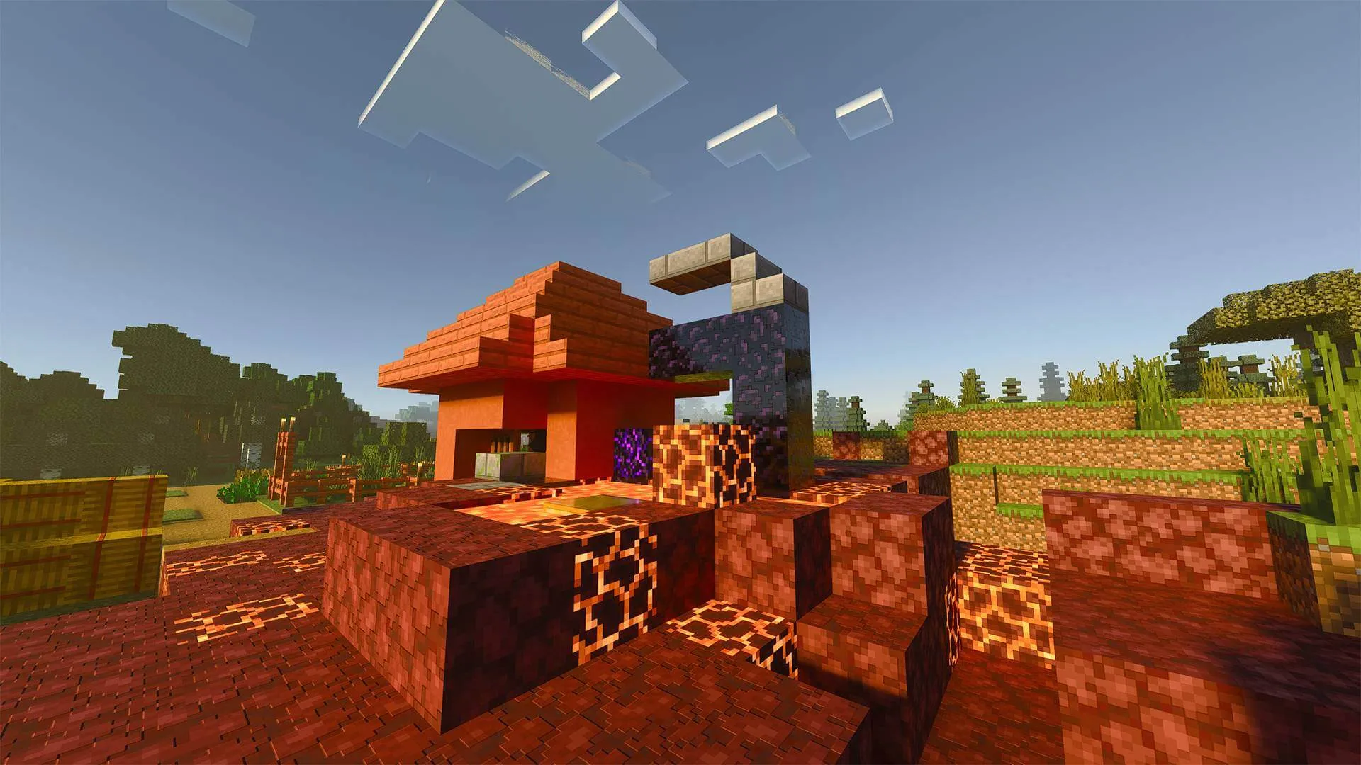 minecraft starter house achievements enabled map screenshot
