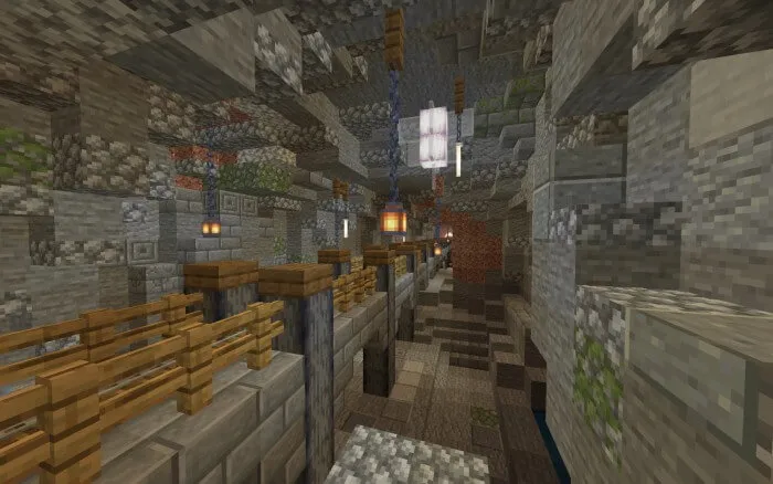 cart ride through the caves map screenshot
