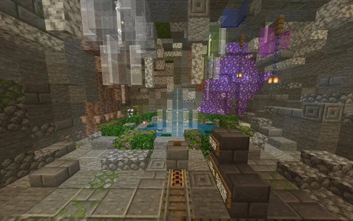 cart ride through the caves map screenshot