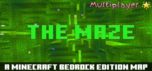 the maze minecraft bedrock edition map thumbnail