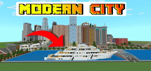 minecraft modern city map thumbnail