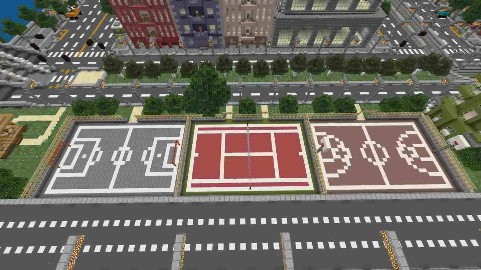 minecraft modern city map screenshot