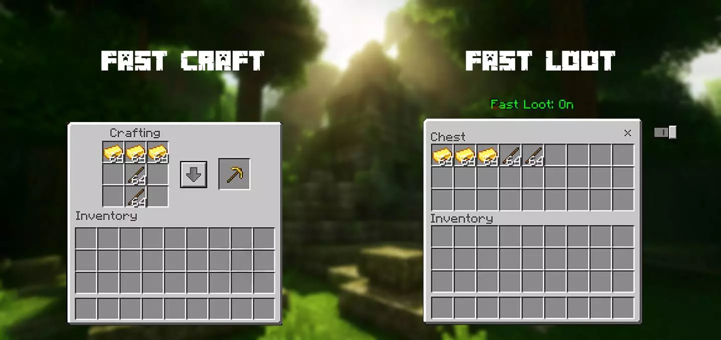 Fast Craft & Fast loot Mod / Addon thumbnail