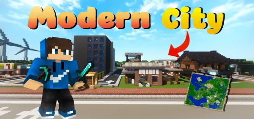 minecraft best modern city map thumbnail