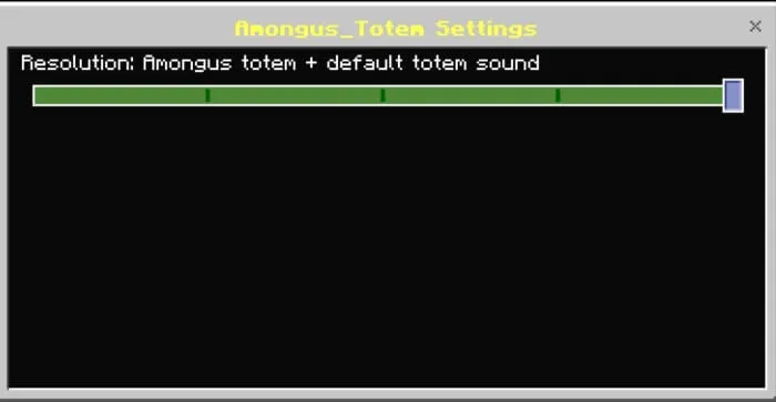 amongus totem addon screenshot