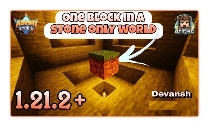one block in a stone only world map thumbnail