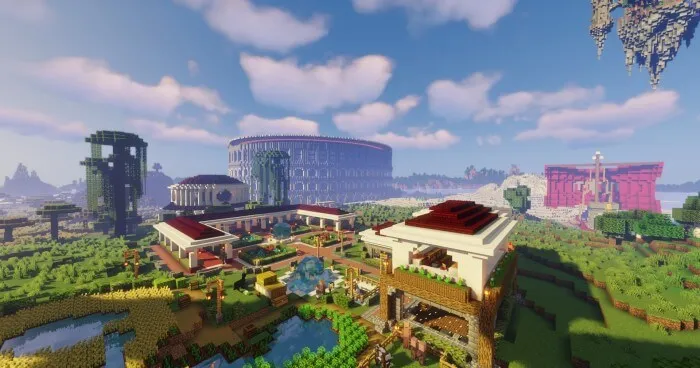city roman style map screenshot
