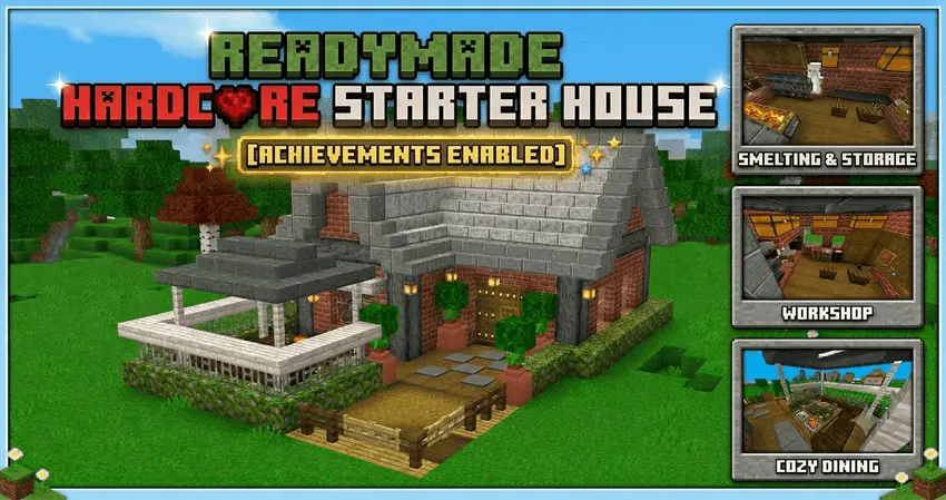 Hardcore Starter House Map pic 4