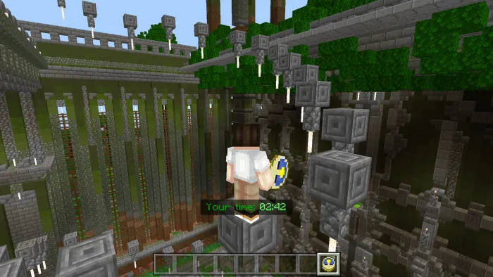 temple puzzles parkour map screenshot