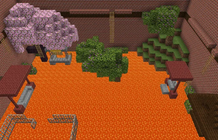 the floor is lava pvp map screenshot