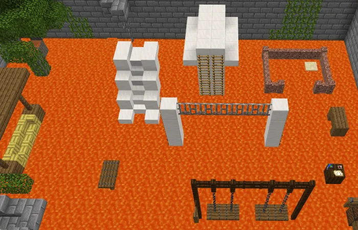 the floor is lava pvp map screenshot