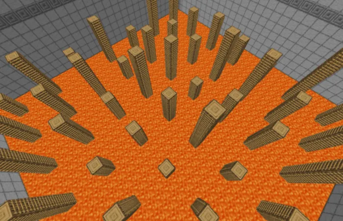 the floor is lava pvp map screenshot