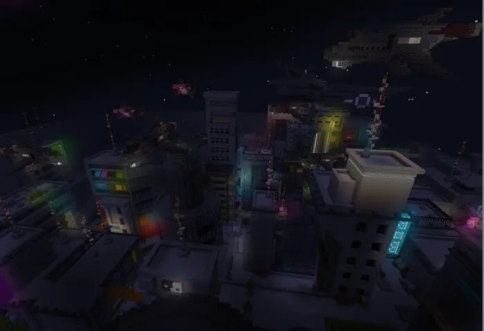 cyberpunk city map screenshot