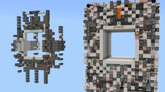 fast 9x9 piston door map screenshot