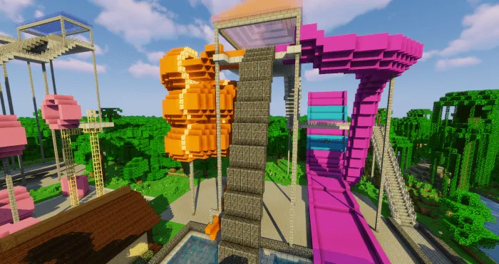 water park hunt map screenshot