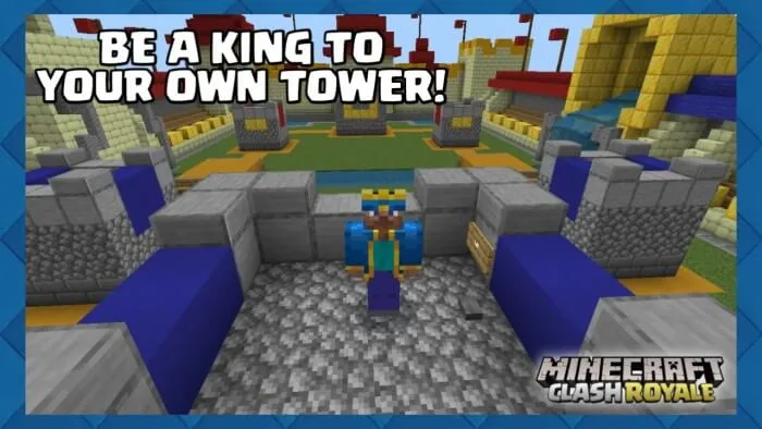 minecraft clash royale map addon screenshot