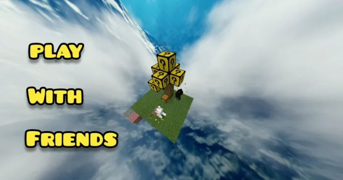 luckyskyblock skyblock with luckyblocks map screenshot
