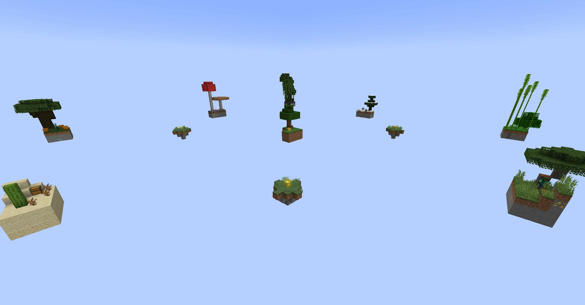 luckyskyblock map screenshot
