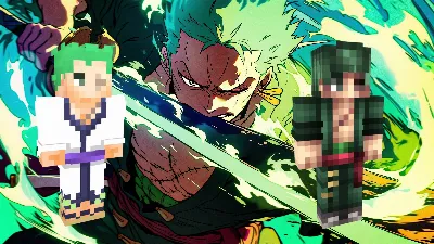One Piece Zoro Skin Pack thumbnail