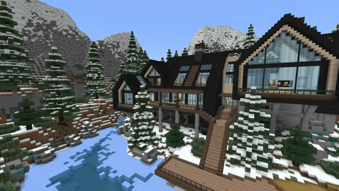 winter mansion map screenshot