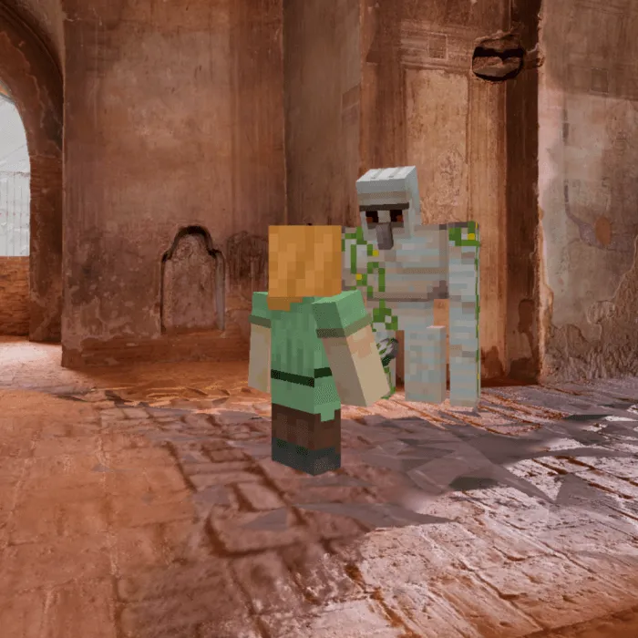 minecraft poly temple map screenshot