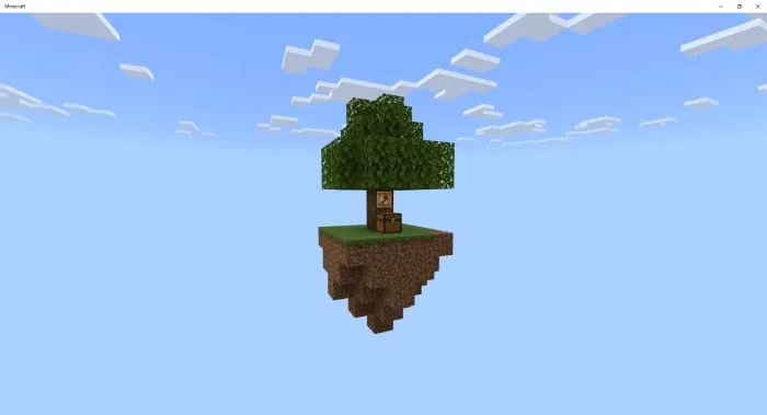 skyblock map screenshot