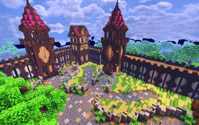 medieval fortress map screenshot