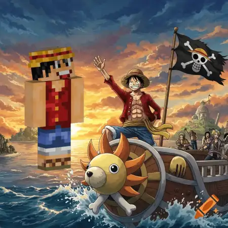 One Piece Luffy Skin Pack thumbnail