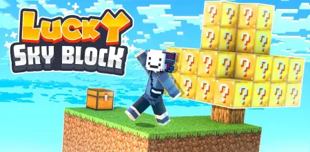 Lucky Sky Block Challenge Map thumbnail