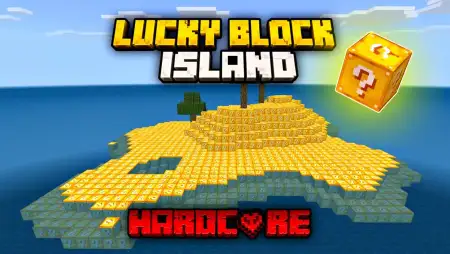 Hardcore Lucky block Island Map thumbnail