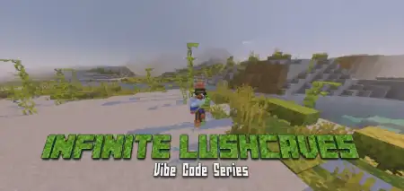 Infinite Lush Caves Map thumbnail