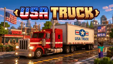 USA Truck With Trailer Addon thumbnail